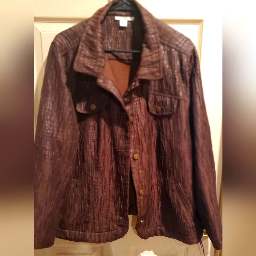 CJ Banks Jean jacket womens 2x